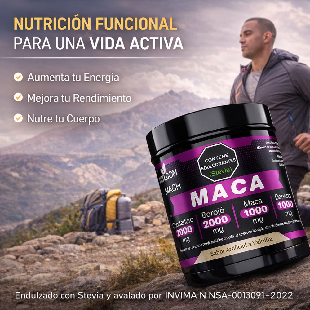 MACA - Aumenta tu energia diaria de manera natural sin contraindicaciones