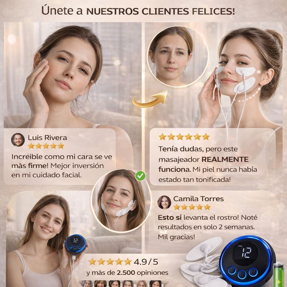 LuminaLift- Ayuda a tonificar tu piel todos los días en casa