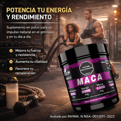 MACA - Aumenta tu energia diaria de manera natural sin contraindicaciones