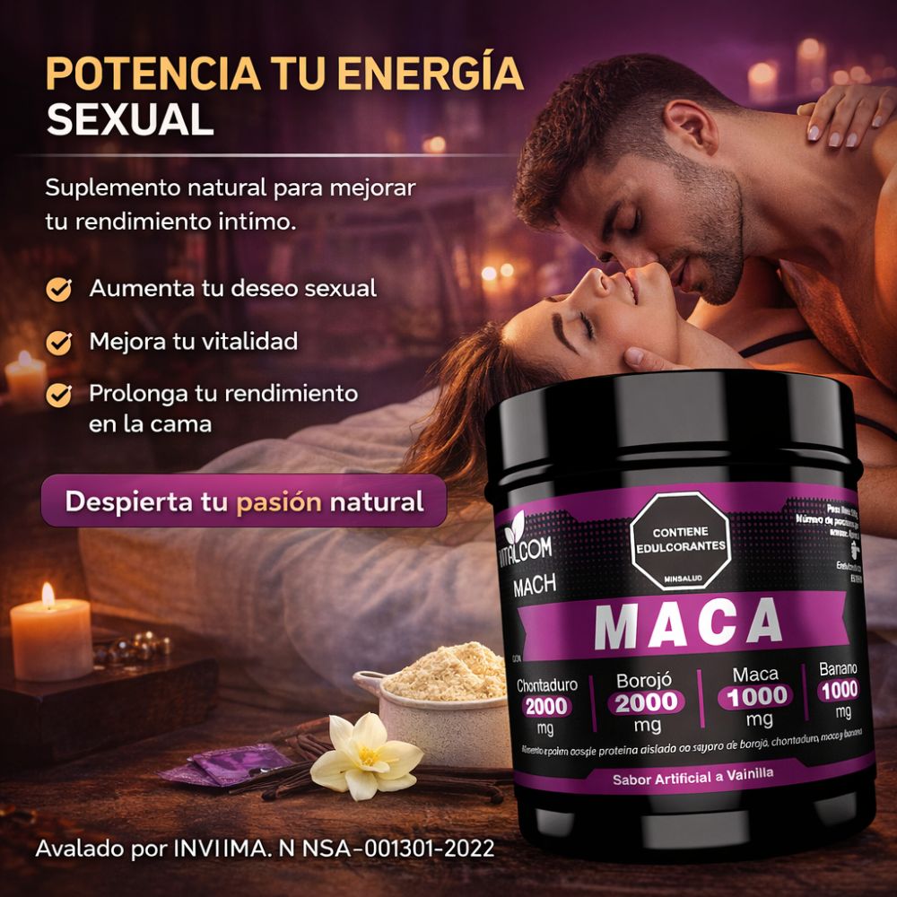 MACA - Aumenta tu energia diaria de manera natural sin contraindicaciones