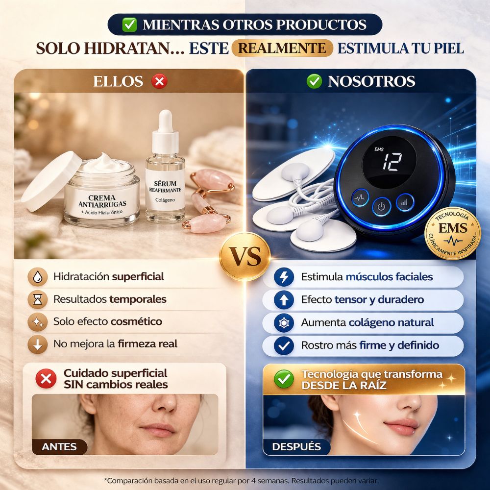 LuminaLift- Ayuda a tonificar tu piel todos los días en casa