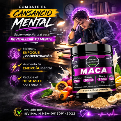 MACA - Aumenta tu energia diaria de manera natural sin contraindicaciones